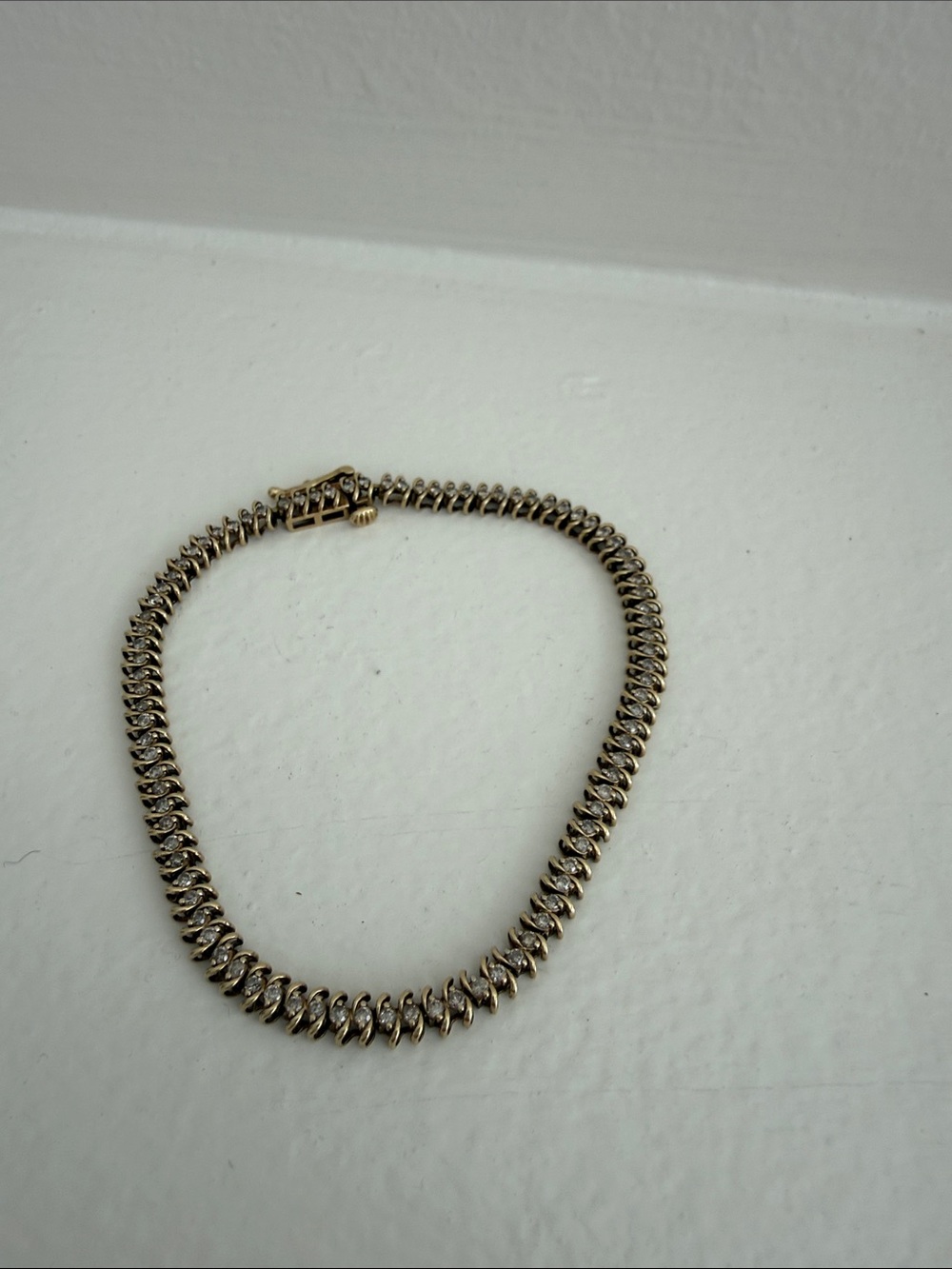 10K Gold Diamond Tennis Bracelet